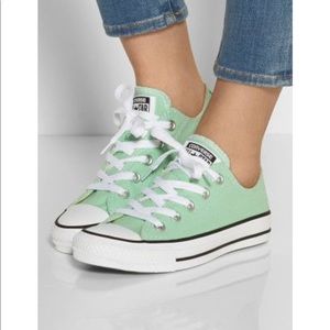 seafoam green converse